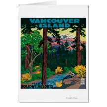 Vancouver Island Advertising Poster Cards