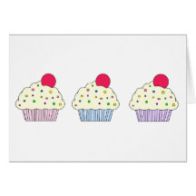 Vanilla Cupcakes Cards