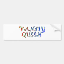 vanity queen auto sticker
