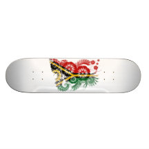 Vanuatu Flag Skate Boards