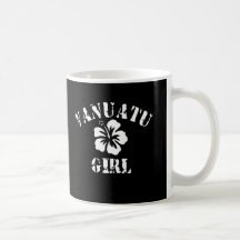 Vanuatu Pink Girl Mugs