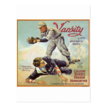 varsity baseball postcards