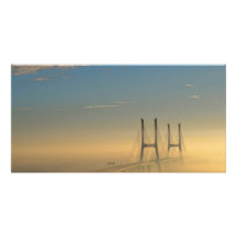Vasco da Gama Bridge Photo Greeting Card