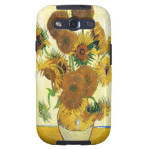 Vase With Fifteen Sunflowers By Vincent Van Gogh Samsung Galaxy SIII Covers