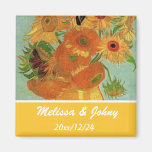 Vase with twelve sunflowers, Vincent van Gogh Refrigerator Magnet