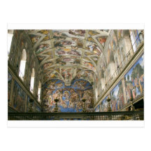 Vatican Sistine Chapel Postcard