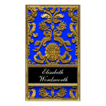 Vaudreante Kyles  Damask Professional Business Cards