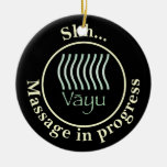 Vayu (space) Massage in progress Door Sign Christmas Ornaments