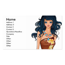 Vector_Beauties_-0005, Name, Address 1, Address... Business Card