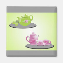vectorvaco_tea_set_vectors_09112001_large refrigerator magnets