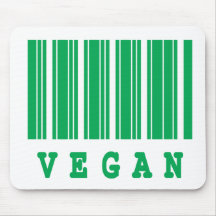 vegan barcode design mousemats