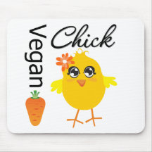 Vegan Chick 2 Mouse Pads