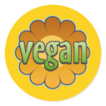 Vegan Flower Stickers stickers