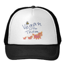 Vegan for Animals Trucker Hats