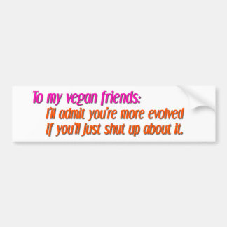 Anti Vegetarian Bumper Stickers, Anti Vegetarian Bumperstickers
