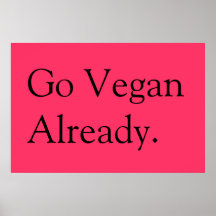 vegan poster
