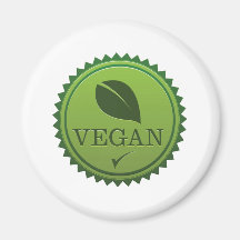 Vegan Seal Fridge Magnet