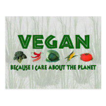 Vegans for the Planet Post Cards
