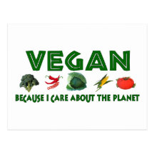 Vegans For The Planet Postcards