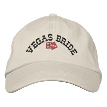 Vegas Bride Embroidered Hat