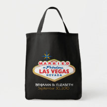 Vegas Destination Wedding Commemorative Tote Tote Bags