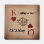 Vegas wedding  Save the date magnet