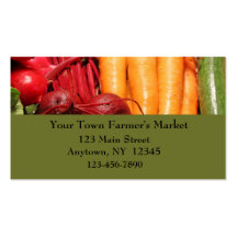 Vegetable Border Business Card