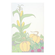 Vegetable Garden Custom Stationery