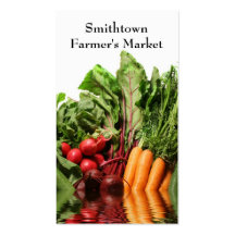 Vegetables Business Card