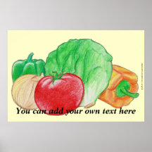 Vegetables Produce Poster Print