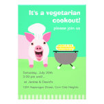 Vegetarian Cookout Invitation
