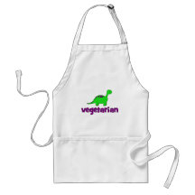 Vegetarian - Dinosaur Design Aprons