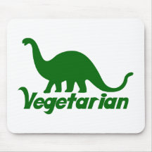 Vegetarian Dinosaur Mouse Pads