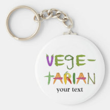 Vegetarian Vegetables Veggie Lovers Key Chains