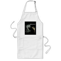 Vegetarian Zombie wants Graaaains! Aprons