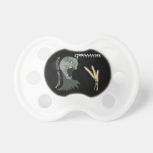 Vegetarian Zombie wants Graaaains! Baby Pacifiers