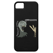 Vegetarian Zombie wants Graaaains! Case For The iPhone 5