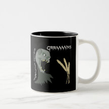 Vegetarian Zombie wants Graaaains! Coffee Mugs