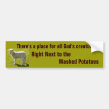 Vegetarians Nightmare Bumper Stickers