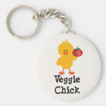 Veggie Chick Key Chain