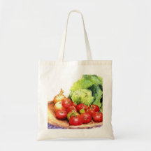 Veggies on a Basket Bag