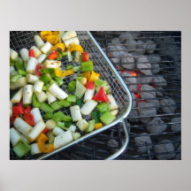 Vegtable Barbecue Poster