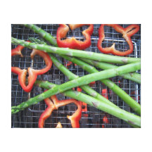 Vegtable Grill Canvas Print