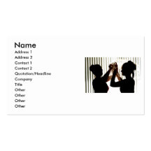 Veil Adjust Bride Outline Photograph Design Business Card