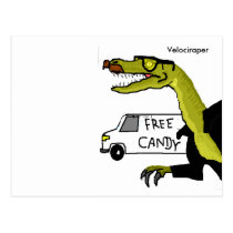 Velociraper postcards