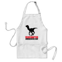 Velociraptor Awareness Day Aprons
