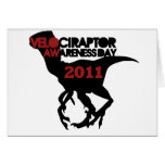 Velociraptor Awareness Day Card