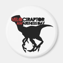 Velociraptor Awareness Day Magnets