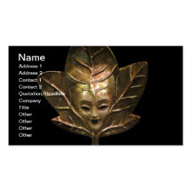 Venetian Masks Business Card