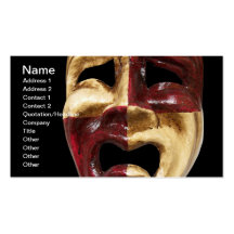 Venetian Masks Business Card
